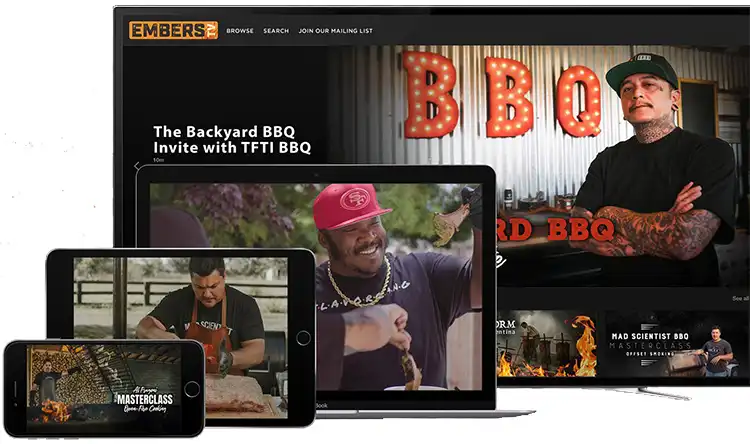 Embers TV - Stream the best of BBQ, Open-Fire and Outdoor Cooking