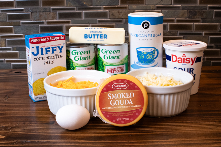 three cheese pudding ingredients