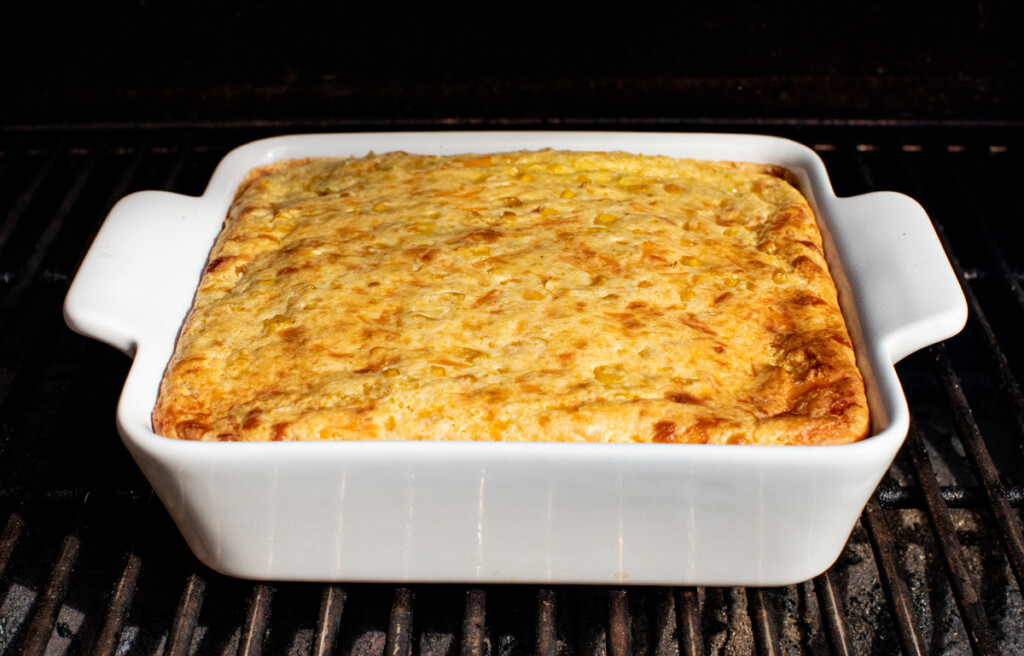 three cheese corn pudding