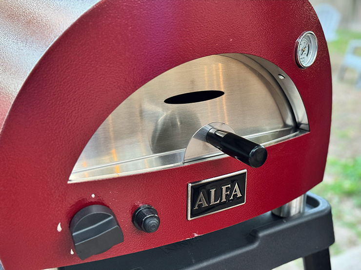 alfa forni moderno pizza oven closed