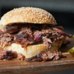 chopped beef sandwich