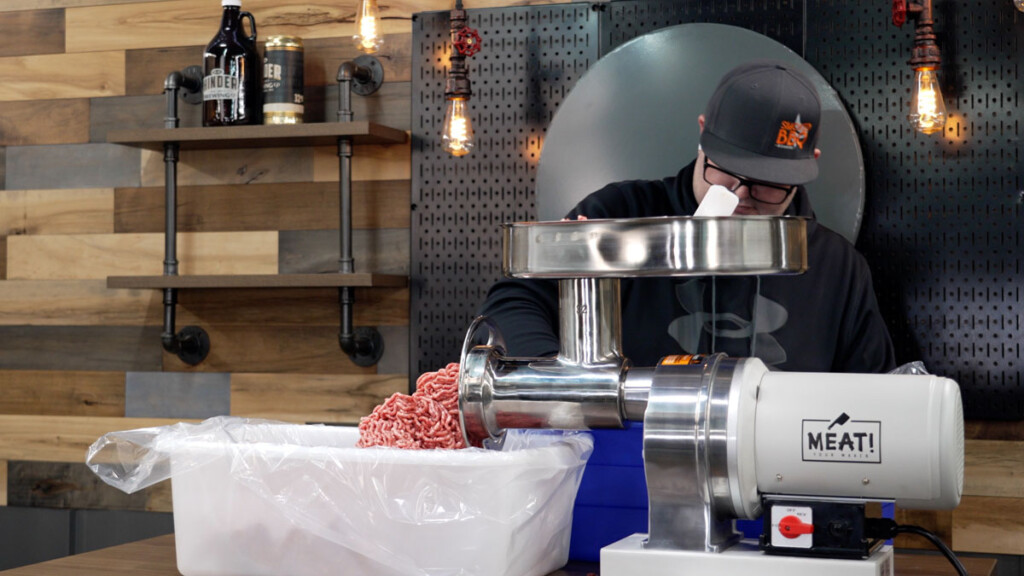 grinding pork butt with meat! your maker grinder