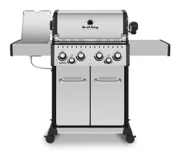 Broil King Baron PRO IR 4-Burner Propane Gas Grill With Rotisserie and Sear Station