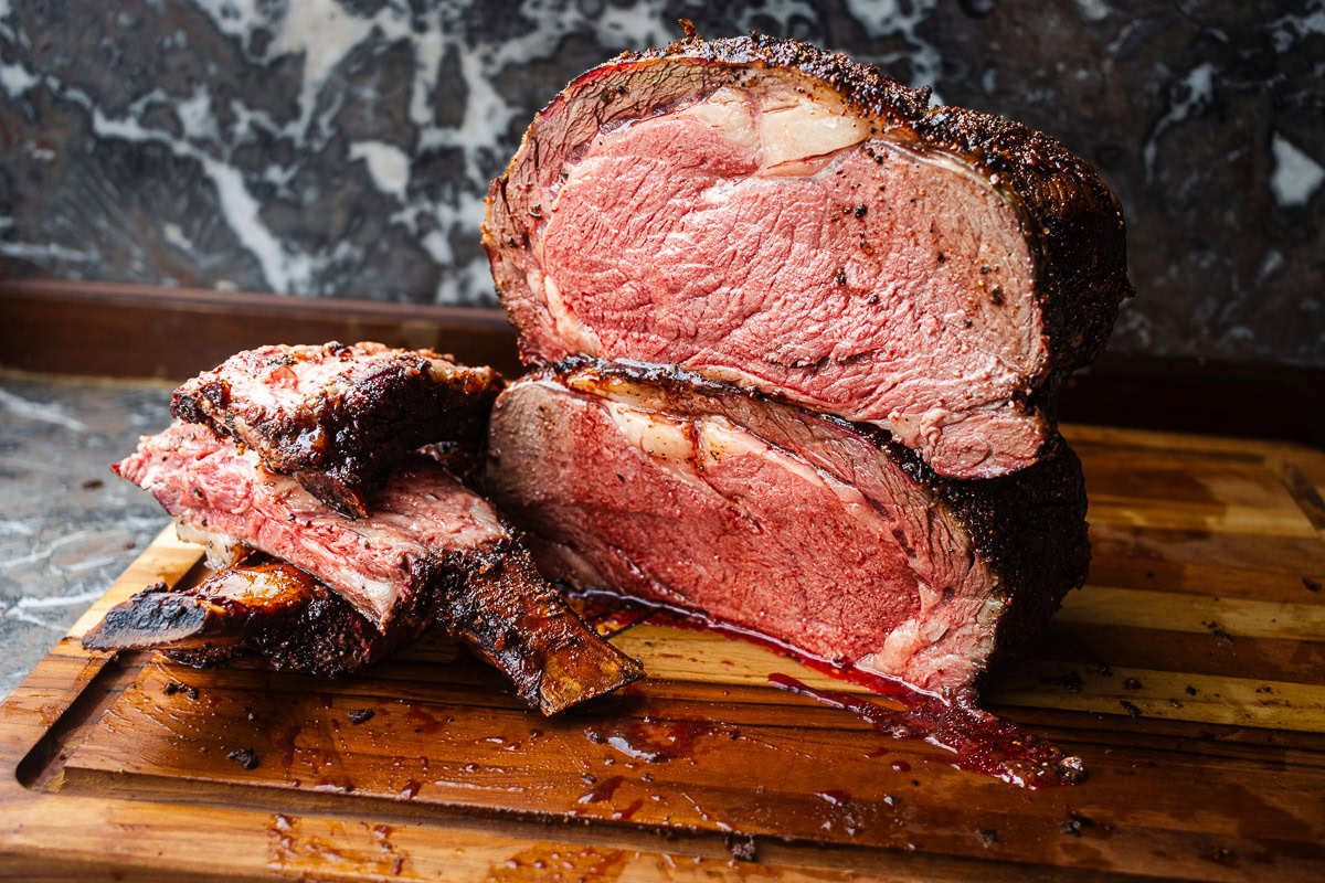 Prime Rib Burnt Perfect Smoked Prime Rib - Smoked BBQ Source