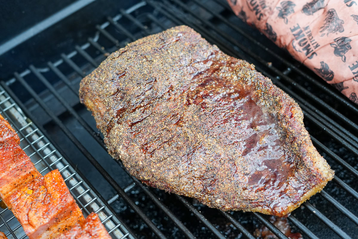 How to Smoke a Brisket Point
